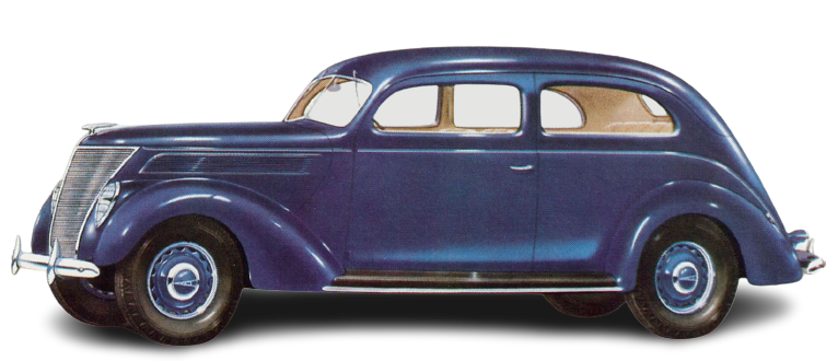 Image from the vehicle brochure from 1937 with the background taken out.