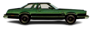 1978 Ford Thunderbird Vehicle Example Dark Jade Metallic Paint Code 46