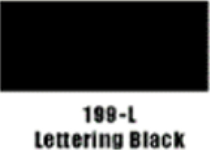199-L  LETTERING BLACK