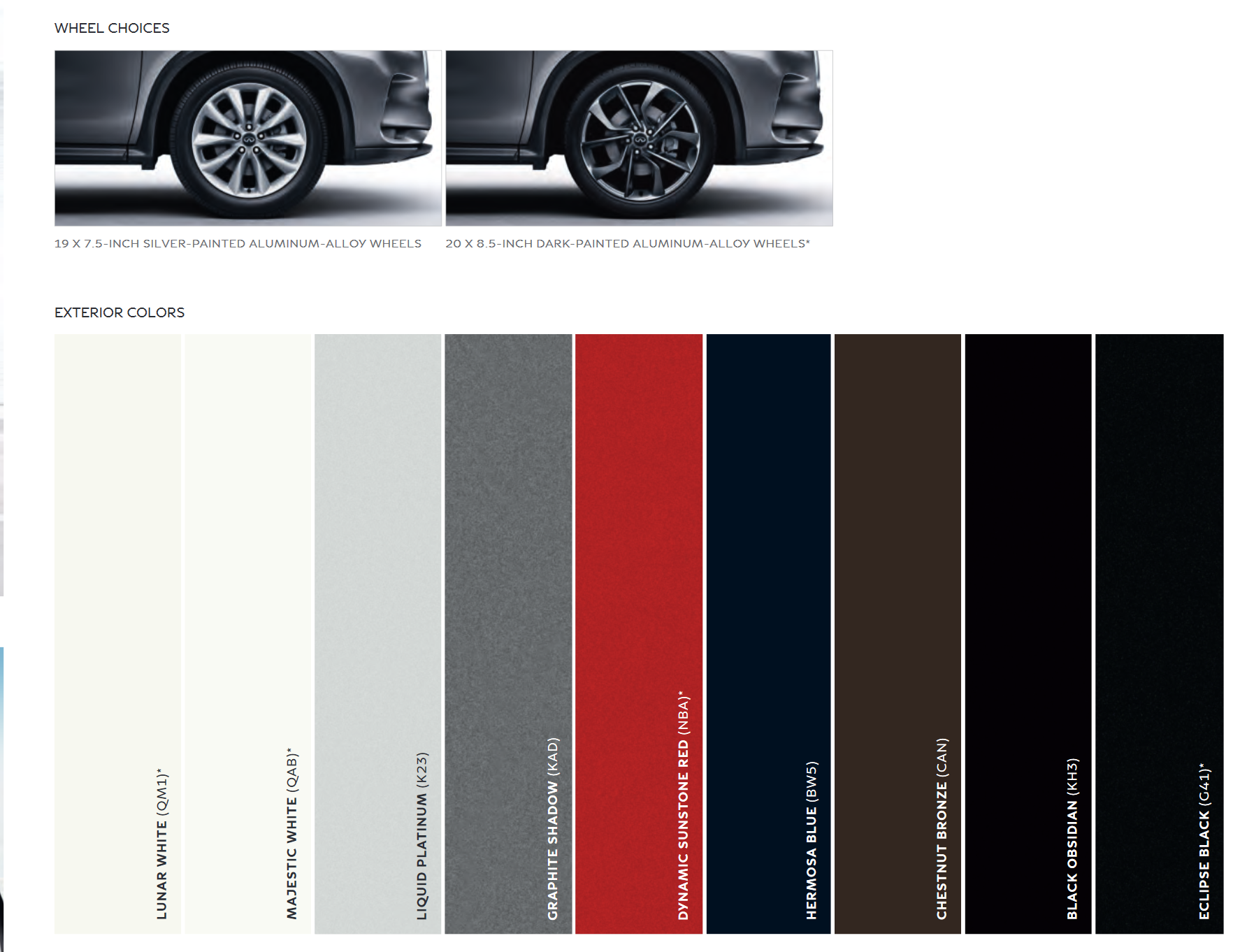 infiniti-paint-codes-color-charts