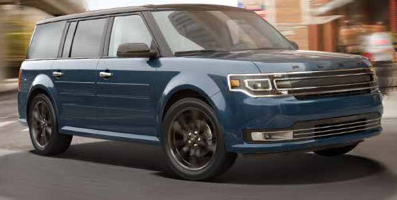 2019 Ford Flex Vehicle painted in FT Diamond Blue Metallic