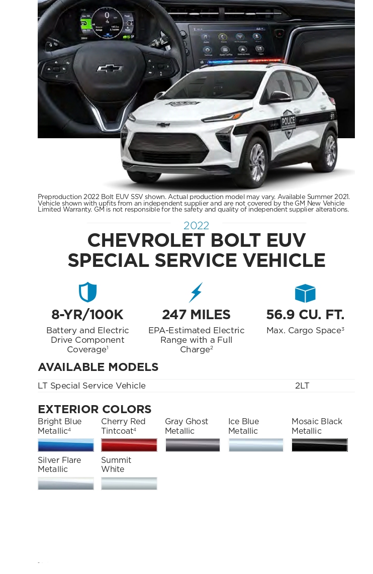 2022 Exterior General Motors Brand Paint Colors