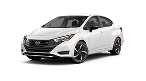 2023 Nissan Versa Vehicle Example painted in white.