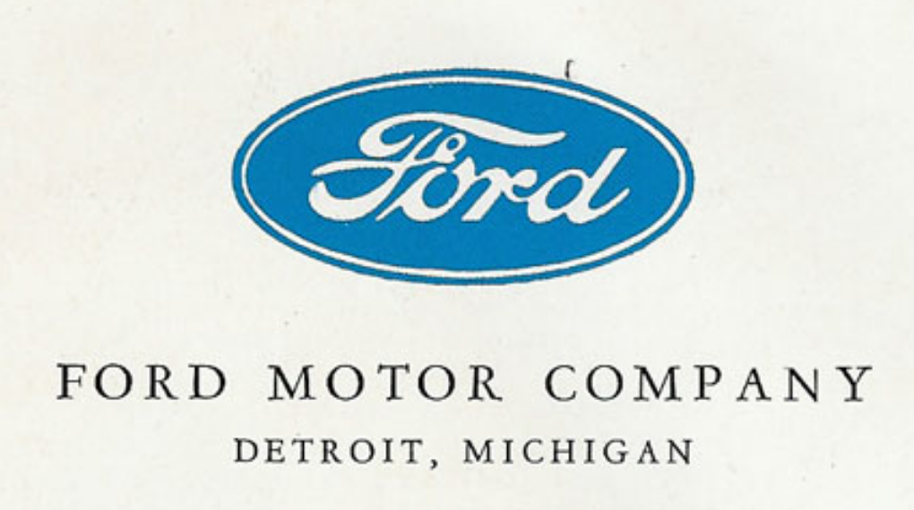 logo used by Ford in 1928