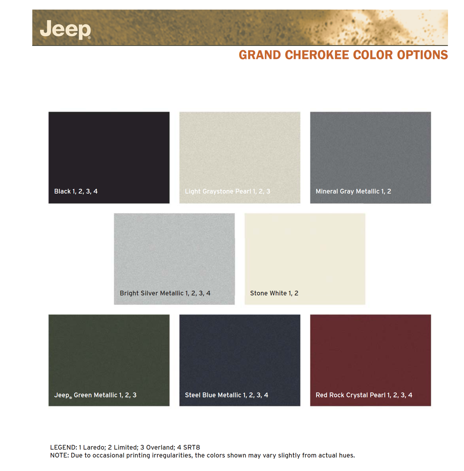 2017 Jeep Grand Cherokee Limited Color Codes Psoriasisguru Com