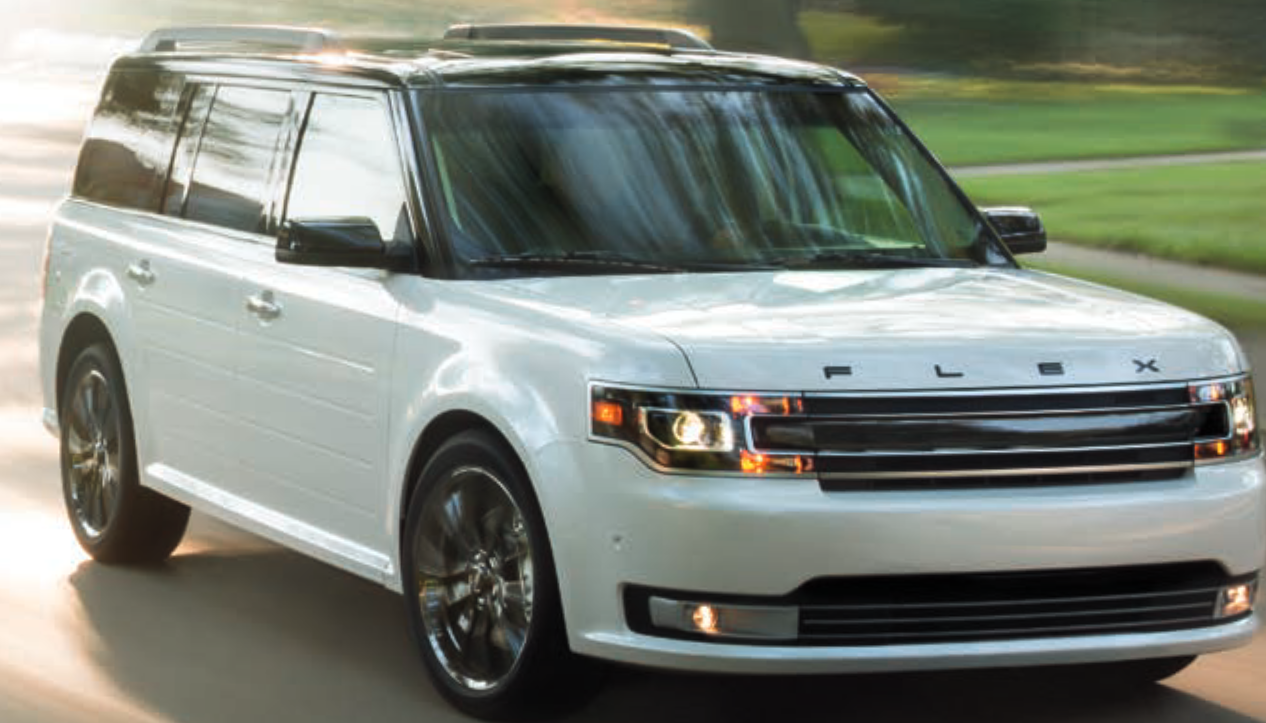 2017 Ford Flex Vehicle Example paint in white