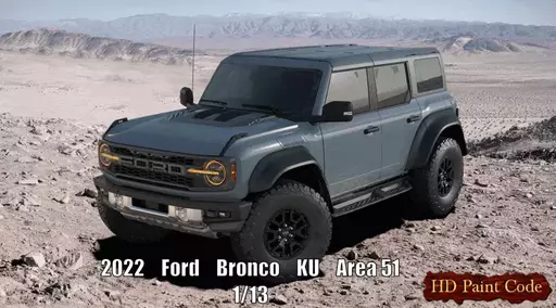 2022 Ford Bronco Paint Codes, Color names & Vehicle Example.  13 different paints for 2022 Bronco Vehicles in total.