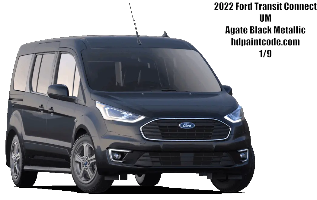 2022 Ford Transit Connect Paint Codes and color examples and vehicle examples