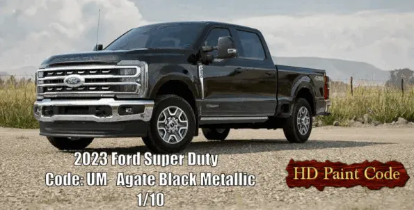 2023 Ford Super Duty Paint Codes, Color names & Vehicle example for all ten colors used