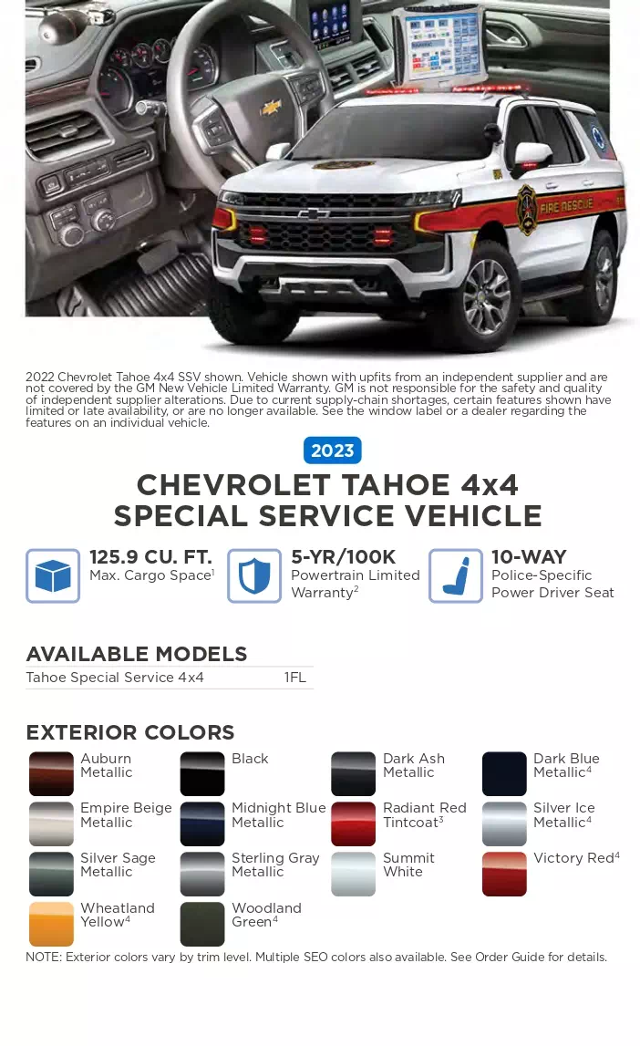 exterior colors that come on the vehicle