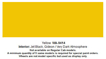 GM SVO Custom Color