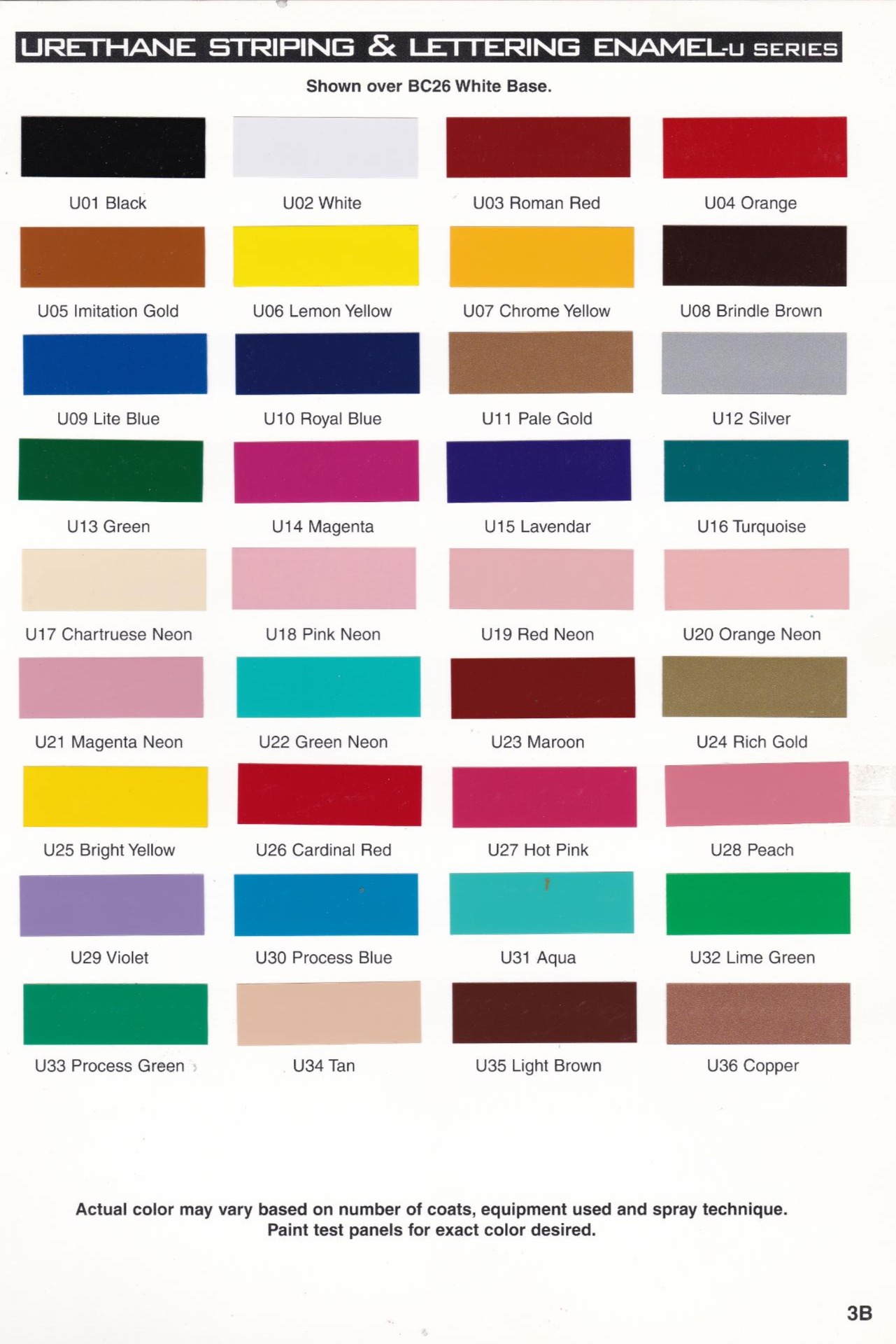 House Of Kolor Paint Chart Book