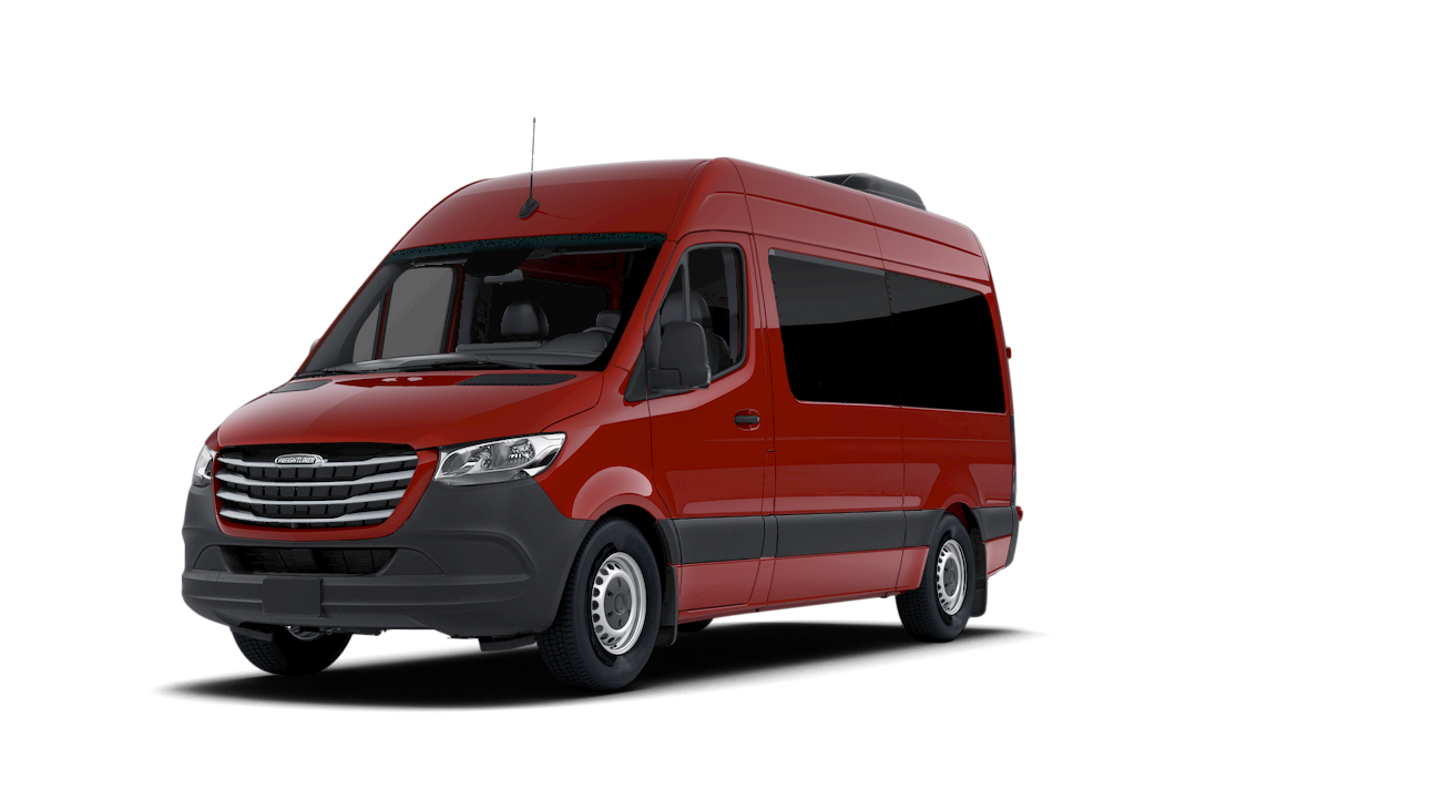 an image showing what a sprinter red color with the paint code 3589 looks like