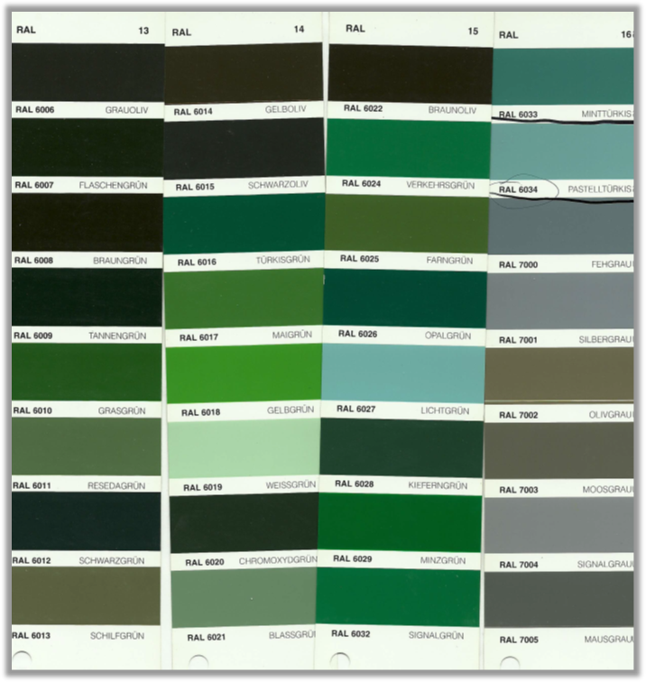 RAL Color Chart RAL Colour Chart | vlr.eng.br